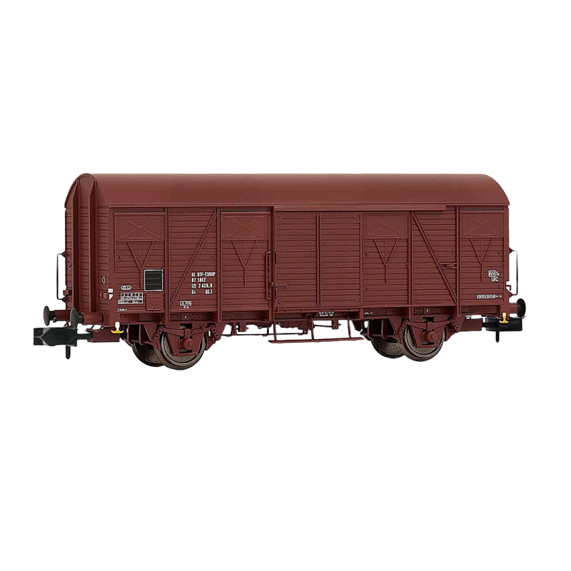 HN6515-Set 2-unit pack 2-axle covered wagons type G4 Arnold - HN6515-ModTrain