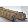 HJ2387S-Autorail RGP2 Upgraded version. orange/metal grey  sound - Jouef - HJ2387S-ModTrain