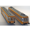 HJ2387S-Autorail RGP2 Upgraded version. orange/metal grey  sound - Jouef - HJ2387S-ModTrain