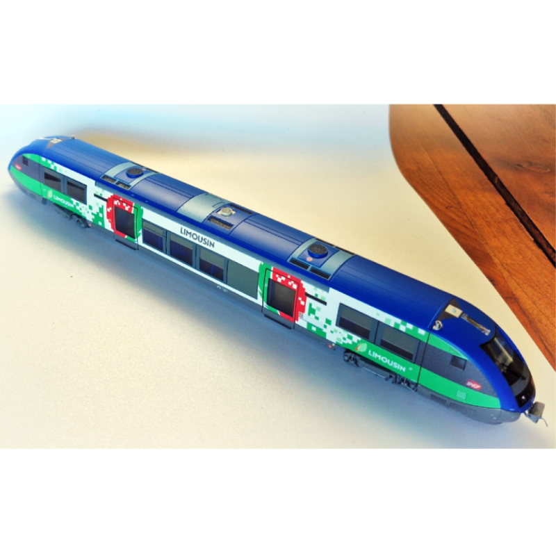 HJS2467-Autorail SNCF X 73500 diesel railcar Limousin ep VI Jouef - HJS2467-ModTrain