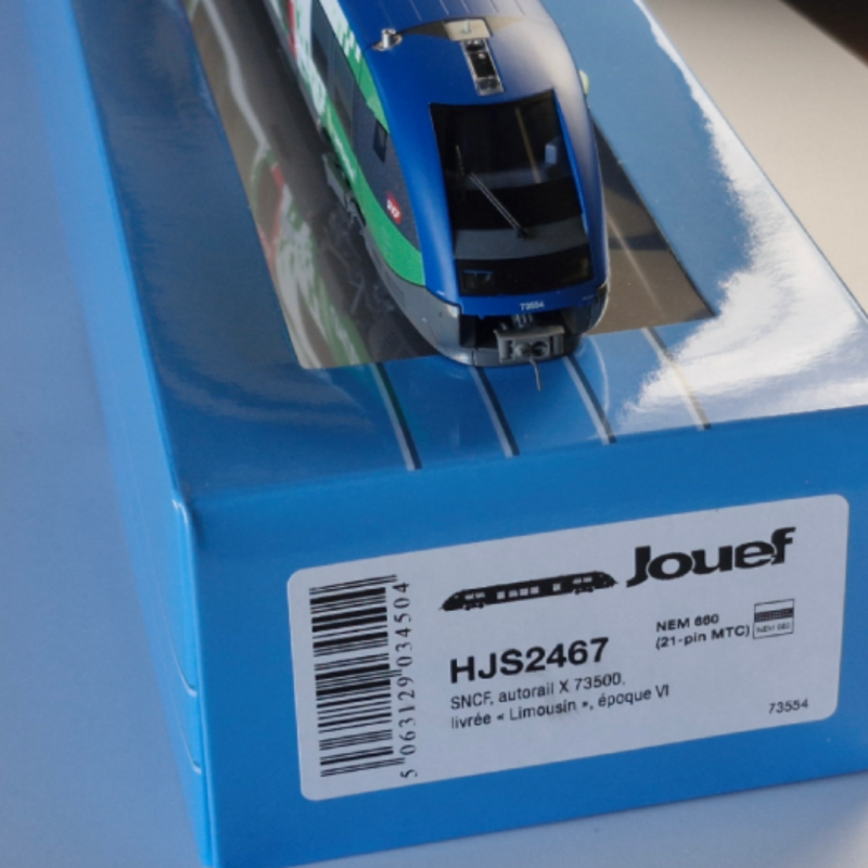 HJS2467S-Autorail SNCF X 73500 diesel railcar Limousin ep VI SOUND jouef - HJS2467S-ModTrain