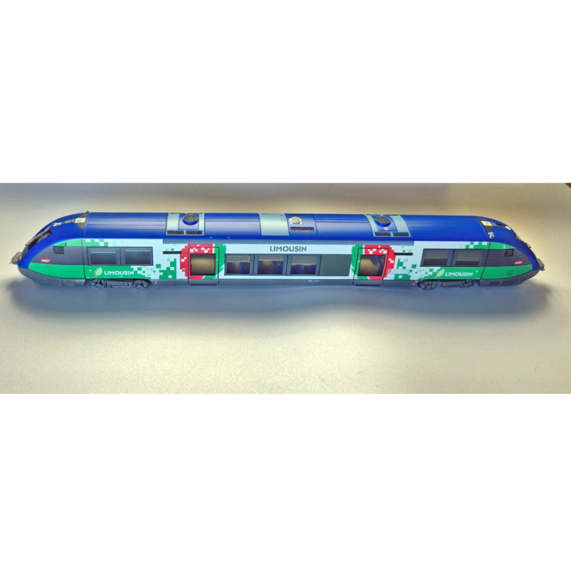 HJS2467S-Autorail SNCF X 73500 diesel railcar Limousin ep VI SOUND jouef - HJS2467S-ModTrain