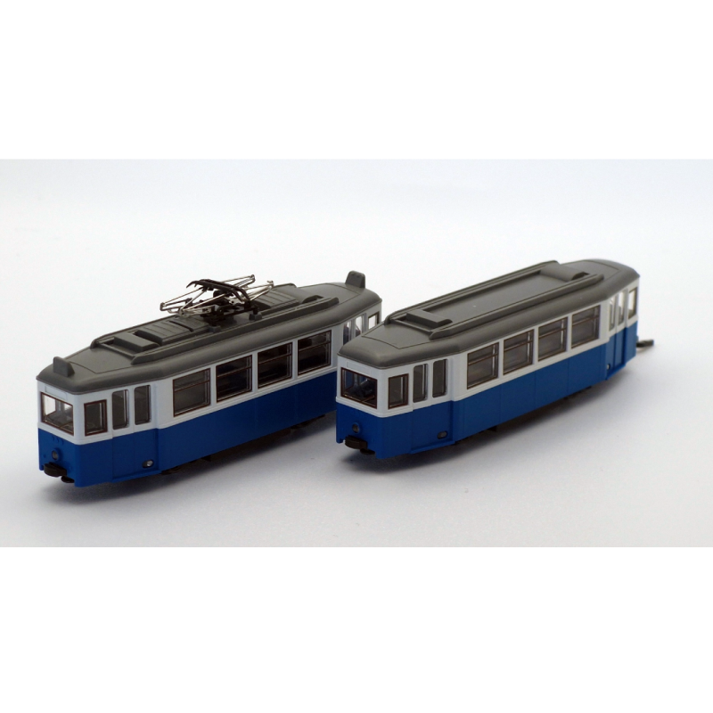 K14806-1-Tramway "My Tram" Bleu-Blanc- Kato - K14806-1-ModTrain