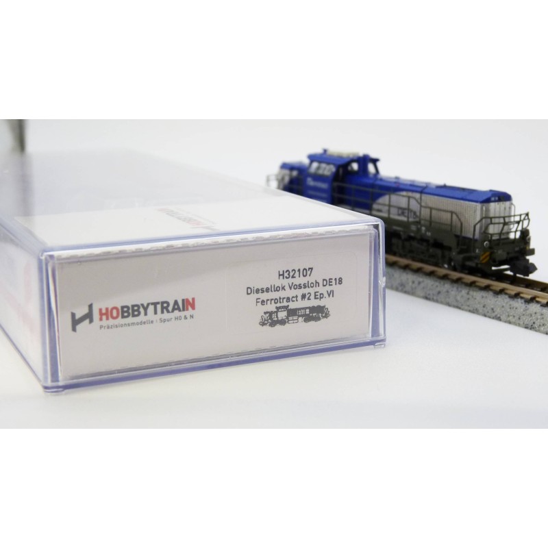 H32107-Locomotive Vossloh type DE18 FERROTRACT autre immatriculation ép VI -Hobbytrain - H32107-ModTrain