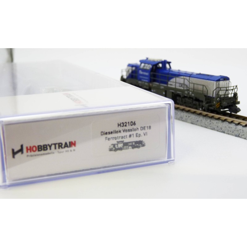 H32106-Locomotive Vossloh type DE18 FERROTRACT ép VI -Hobbytrain - H32106-ModTrain