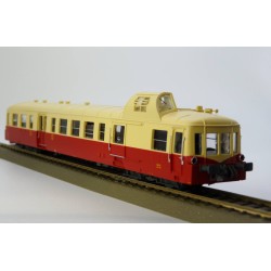 HJ2617-Autorail SNCF X 3800 Picasso diesel railcar red beige liver Jouef - HJ2617-ModTrain