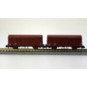 HN6515-Set 2-unit pack 2-axle covered wagons type G4 Arnold - HN6515-ModTrain
