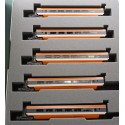 Kato Set complémentaire 5 éléments TGV SE K10-2084