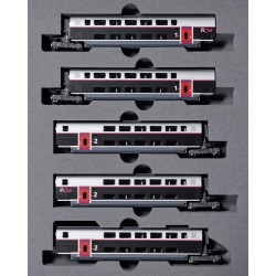 Kit TGV Euroduplex "InOui " Add-on Set 5-Car Set K10-2132